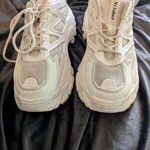 White Chunky Sneakers